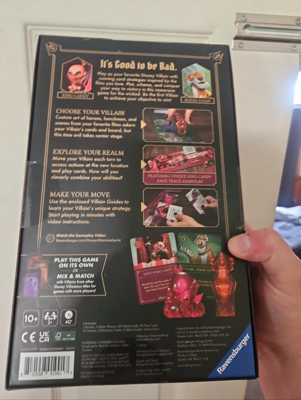Disney Villainous Sugar Spite Tabletop Game Embrace Your Inner Villain Ages 10+